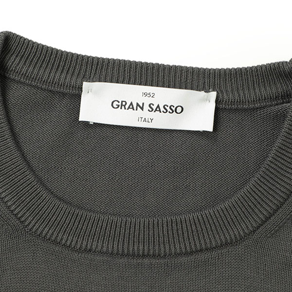 Gran Sasso グランサッソ ハイゲージ コットン エジプト綿 ニット